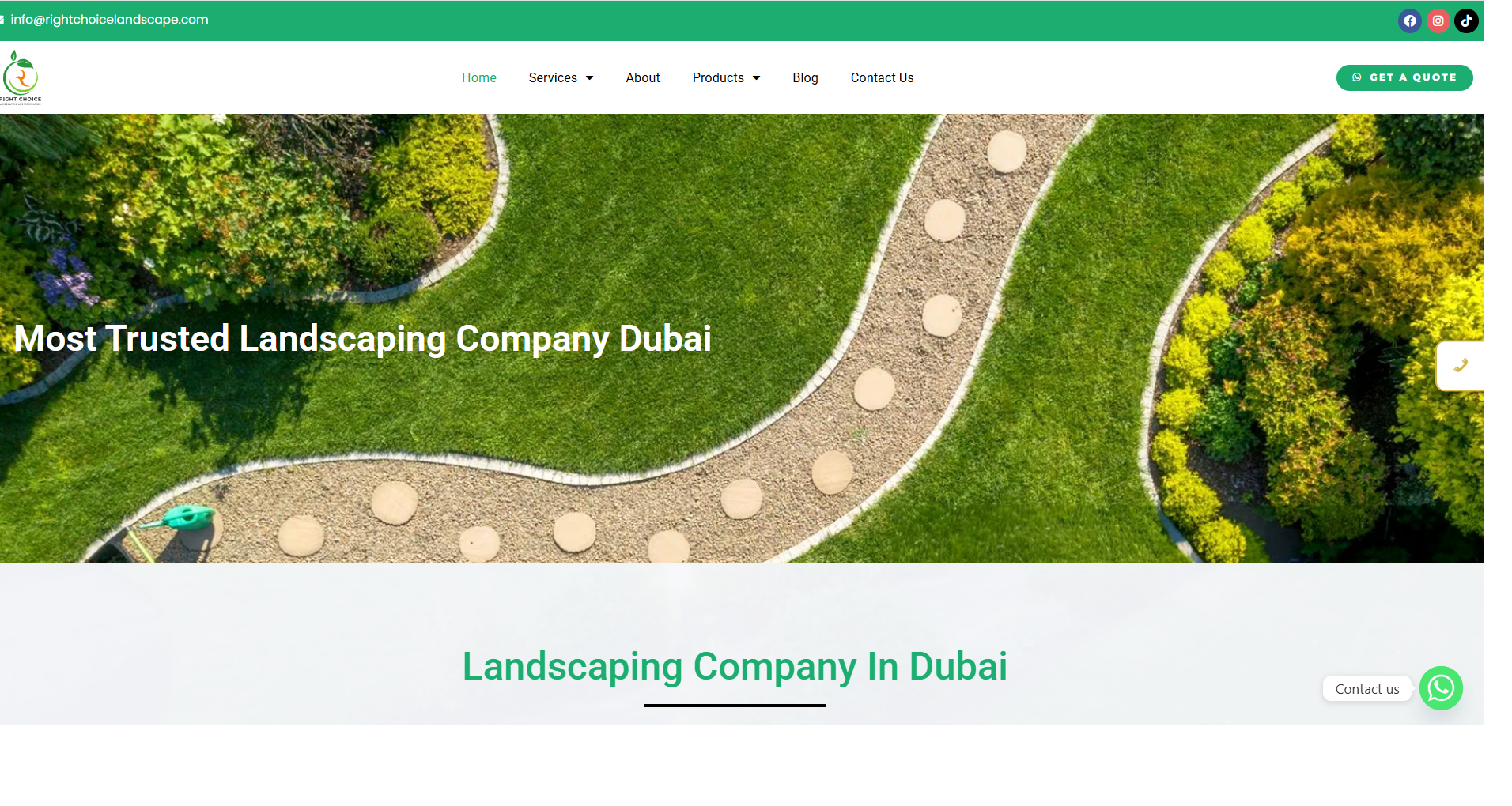 RIGHT CHOICE - IRRIGATION & LANDSCAPING COMPANY