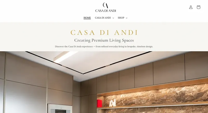 Casa Di Andi website by Main Stream54