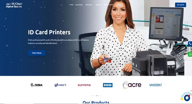Digital Factors website by Main Stream54