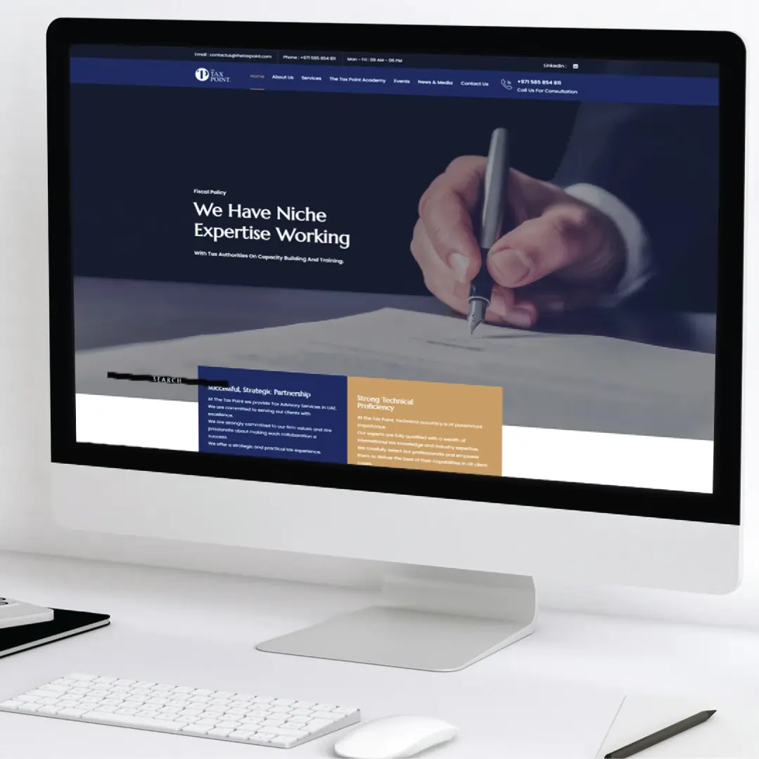 Tax Point agency website screenshot