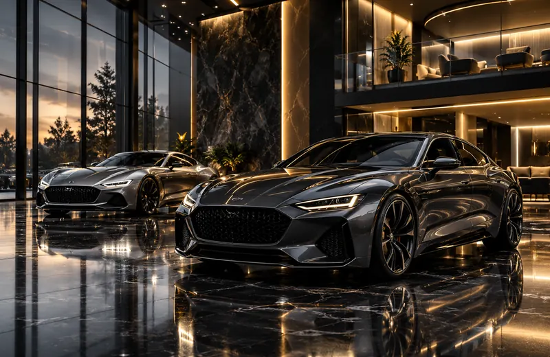 Premium automotive showroom