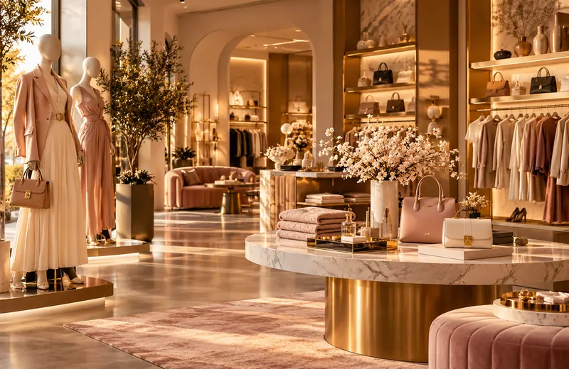Premium retail boutique interior