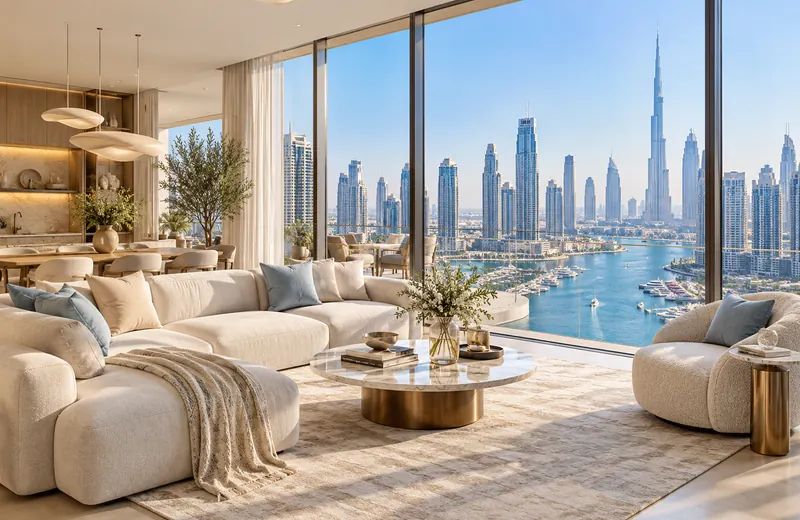 Luxury residential real estate interior